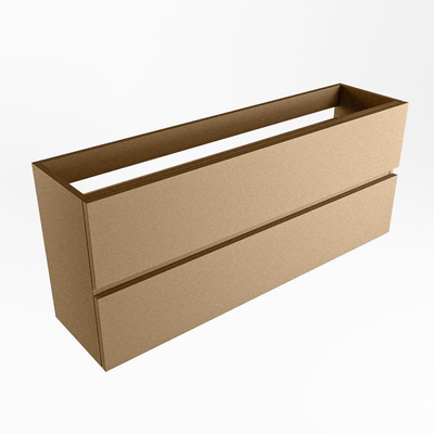 Mondiaz ADA fonteinonderkast - 120x30x50cm - 2 lades - uitsparing links - softclose - Oro