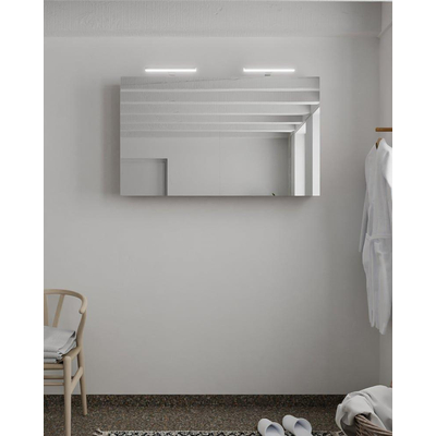 Mondiaz CUBB spiegelkast – 120x70x18 cm – 2 deuren – Smoke