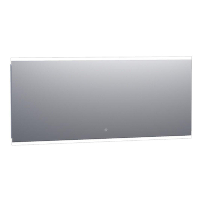 Saniclass Twinlight spiegel 160x70cm met verlichting rechthoek Zilver SHOWROOMMODEL