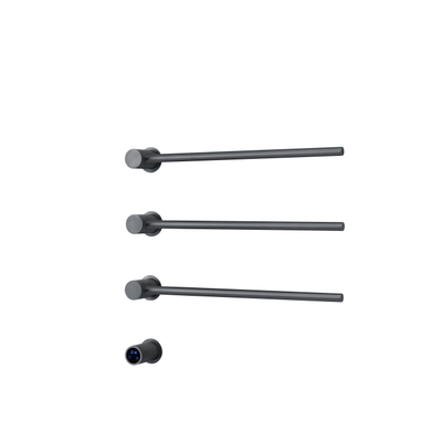 FugaFlow Eccelente Caloro Elektrische Handdoekradiator - 52x54x13cm - 30watt - gunmetal