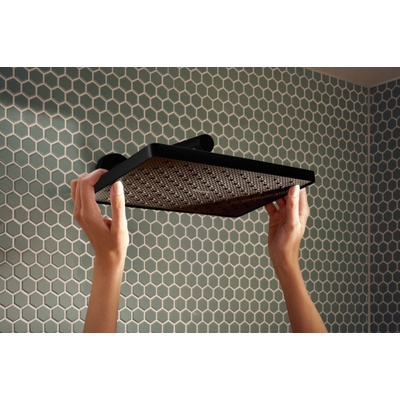 Hansgrohe Activera Q douche de tête - 29x18cm - rectangulaire - ecosmart - noir mat