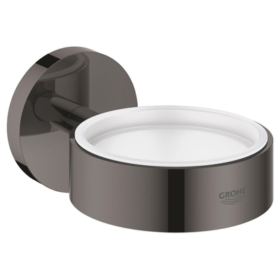 Grohe Essentials Wandhouder - voor zeepdispenser/glas - hard graphite (antraciet)
