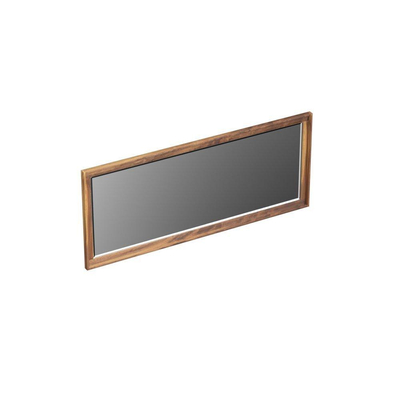 Forzalaqua Reno 2.0 miroir 100x80cm Rectangulaire sans éclairage avec cadre Chêne massif Pure Walnut