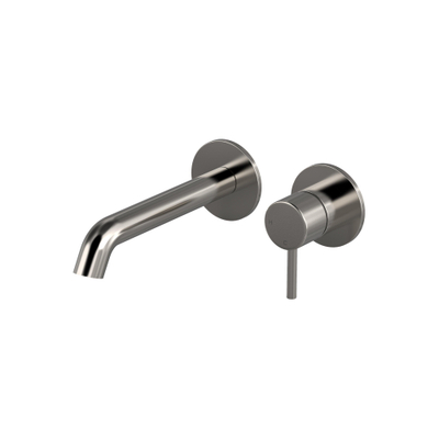 Hotbath BUDDY Partie apparente pour robinet de lavabo encastré - 18cm - Nickel brossé