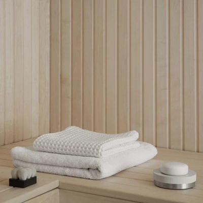 Blomus Riva Badhanddoek - breedte 70cm - lengte 140cm - Wit