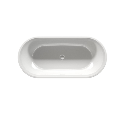 Riho Inspire Baignoire îlot - 160x75x60cm - siphon - blanc brillant