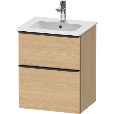 Duravit D-neo Meuble sous vasque 51x40.2x62.5cm 2 tiroirs Chêne naturel mat