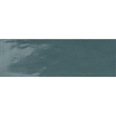 ÉCHANTILLON Ceralto Taverno Tone Carreau mural 10x30cm 7.5mm pâte blanche Bleu