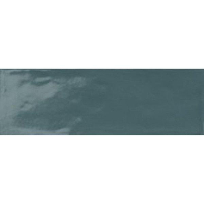 SAMPLE Ragno Brick glossy Wandtegel 10x30cm 7.5mm witte scherf Blue