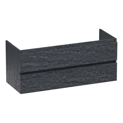 BRAUER Joy meuble sous-lavabo 120 2 tiroirs softclose - sans poignées - 2 découpes pour siphon - Damascus