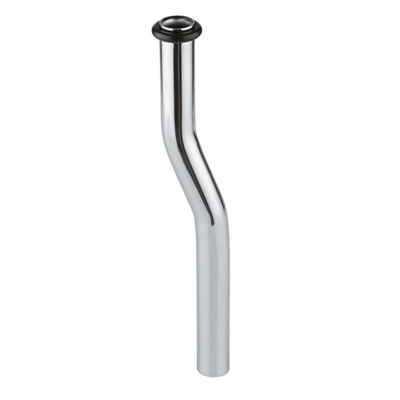 Grohe Urinoirspoelpijp - 20cm - met sprong 2cm - diameter 18mm - met O-ring - chroom