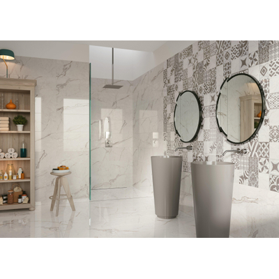Atlas Concorde Solution Exigo Keramische vloer & wand - 30x60cm - 8.0mm - gerectificeerd - Calacatta