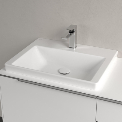 Villeroy & Boch Subway 3.0 lavabo - 60x47x16.5cm - 1 trou de robinet - blanc alpin brillant