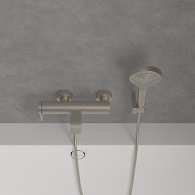 Villeroy & Boch Dawn 1 greeps badkraan - Brushed Nickel (rvs)