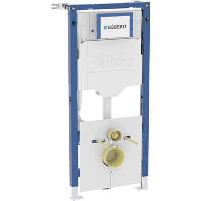 Geberit Duofix wandcloset - hoogte 112cm - 4 L sigma reservoir - 12cm wandbevestiging - blauw