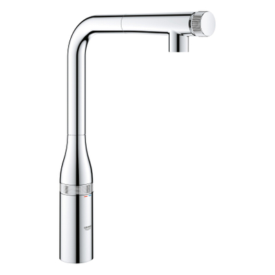 Grohe Essence Keukenkraan - hoog - draaibare/uittrekbare uitloop - chroom