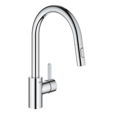 Grohe Eurosmart Cosmopolitan Keukenkraan - uittrekbare uitloop - 2 straalsoorten - chroom