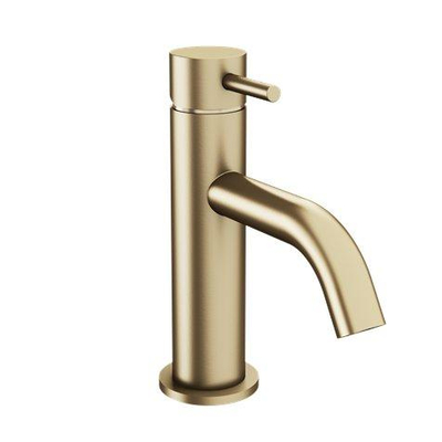 Crosswater MPRO Mitigeur de lavabo XL - 17.5cm - apparent - laiton brossé (or)