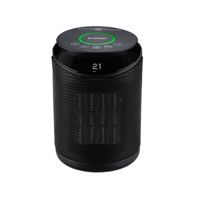 Eurom hot shot 2000 wifi ceramic heater 2000watt 17.3x17.3x25.8cm noir