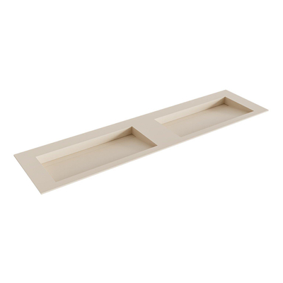 Mondiaz AVON Linen solid surface lavabo encastré 180cm double