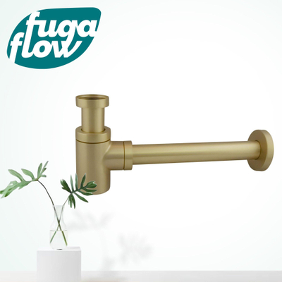 FugaFlow Eccelente Sobrado Badkamer verlaagd sifon geborsteld messing PVD