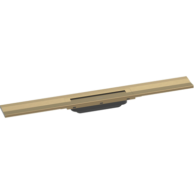 Hansgrohe RainDrain Flex Douchegoot - 70cm - inkortbaar - wandmontage - brushed bronze