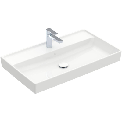 Villeroy & Boch Collaro lavabo-meuble - 80x47cm - sans trop-plein 1 trou de robinet blanc