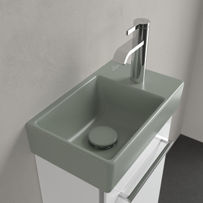 Villeroy & Boch Avento fontein - 36x22cm L - 1 kraangat - zonder overloop CeramicPlus - Morning Green (groen)