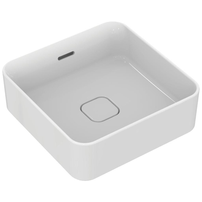 Ideal standard Strada ii lavabo à poser carré sans trou pour robinet avec trop-plein 40x40cm blanc