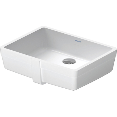 Duravit Vero Onderbouwwastafel - 46.5x35cm - zonder kraangat - met overloop - wit
