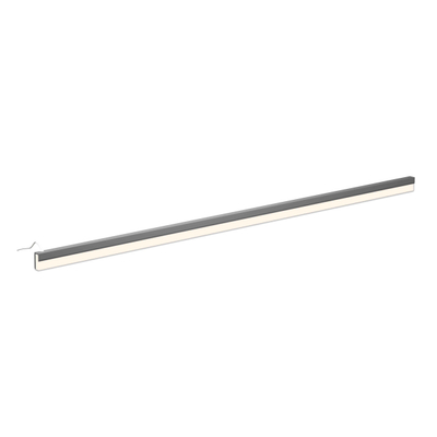 INK LED line Barre d'éclairage - 120x2.5x1cm - LED changeant de couleur - dimmable - IP44 - 4200K - pour miroir ou armoire de toilette - Argent