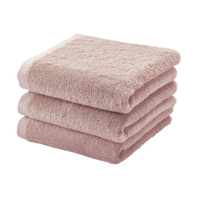 Aquanova London Handdoek - 55x100cm - 1 stuks - Oud roze SHOWROOMMODEL