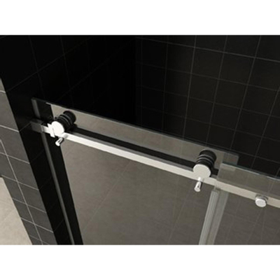 Wiesbaden Slide Nis schuifdeur - 170x200cm - 8mm - nano helder glas - chroom