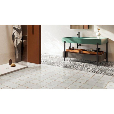 SAMPLE Cir Cotto del campiano Carreau mural 20x20cm Bianco 10mm Blanc brillant