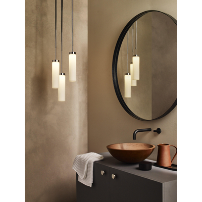 Astro Kyoto LED Pendant Eclairage plafond 86.5 - 135.5cm LED IP44 éclairage intégré Nickel mat