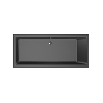 Xenz Kristal Baignoire - 180x80x48 - bonde Centrale - acrylique - ebony