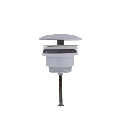 Zeza Arte klikwaste afvoerplug - solid surface - wit mat