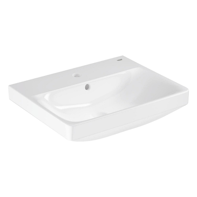 Lavabo Grohe Euro céramique 55cm avec trou de robinet avec trop-plein blanc alpin