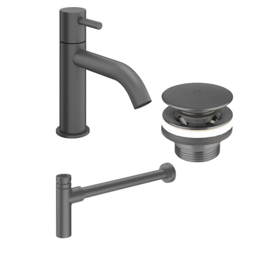 Crosswater MPRO fonteinkraanset - slate gunmetal (antraciet)