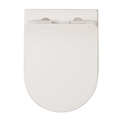 Crosswater Glide II Toiletbril - 52cm - softclose - quickrelease - mat wit