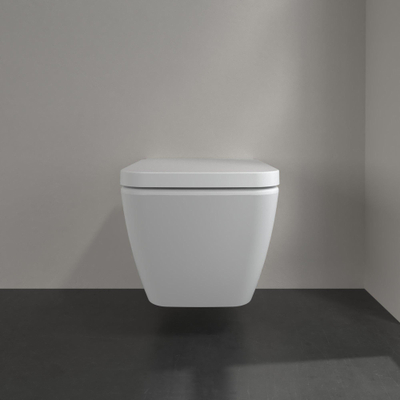 Villeroy & Boch finion wandcloset - diepspoel DirectFlush - 37.5x56cm CeramicPlus - Stone White (mat wit)