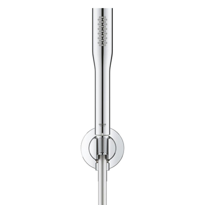 GROHE Euphoria Cosmopolitan Stick Handdoucheset - 1 straalsoort - met houder - met wandaansluitbocht - gladde slang - 150cm - chroom