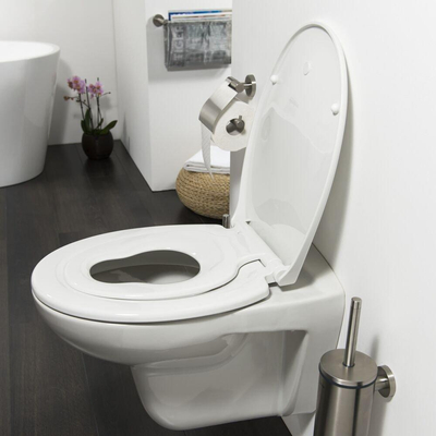 Tiger Abattant de WC Tulsa siège enfant Softclose thermoplastique blanc 37.1x5x44.7cm