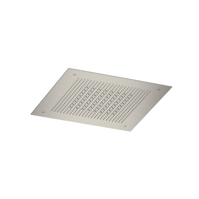 Hotbath Ace Douche de tête - encastrée - carrée - 38x38cm - nickel brossé (inox)