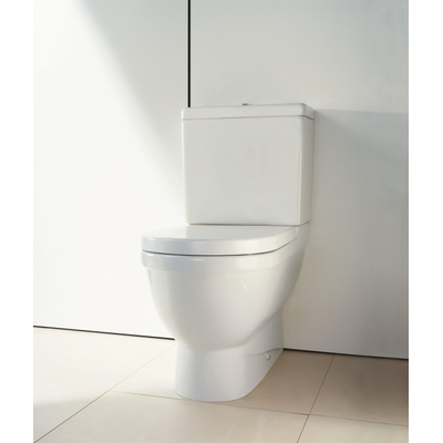 Duravit Philippe Starck 3 cuvette au sol pour réservoir apparent sortie vario sans réservoir avec Wondergliss blanc