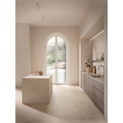 SAMPLE Beste Koop All Around Stone Vloer- en wandtegel - 60X120cm - 9mm - Rechthoek - gerectificeerd - Porcellanato Ivory Mat