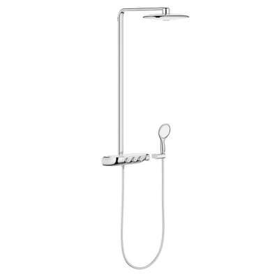 GROHE Rainshower SmartControl Regendoucheset Opbouw- hoofddouche 36cm - 2 functies - handdouche rond 11.5cm - chroom/wit