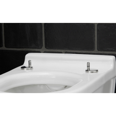 Duravit Starck 3 WC-zitting - 43.1x44.2x4.2cm - met softclose met quickrelease - Kunststof wit Glanzend
