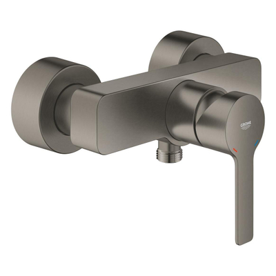 Grohe Lineare New Douchekraan - zonder omstel - met koppelingen - HOH 15cm - brushed hard graphite (antraciet)