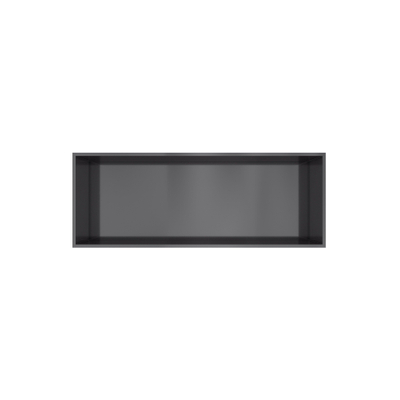 Hotbath &MORE Inbouwbox of inbouwnis - 30x80x10 - PVD - geborsteld zwart